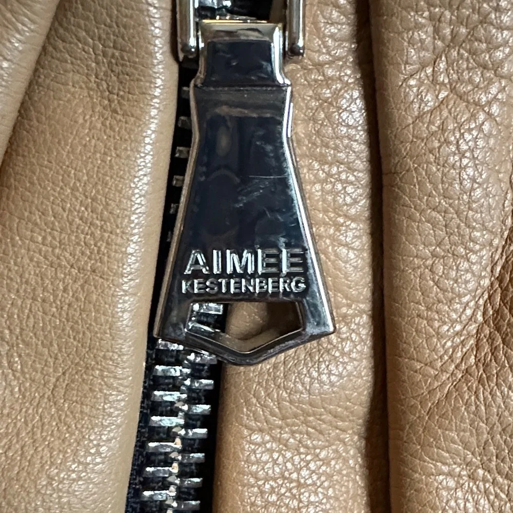 Aimee Kestenberg Tan Leather Bag with Silver Accents - Picture 2 of 7